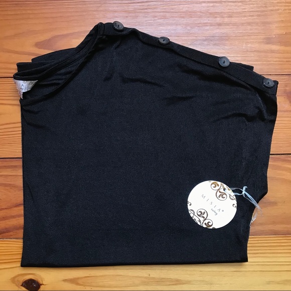 Misia Curvy Black Top, NWT, 1X - Picture 13 of 13